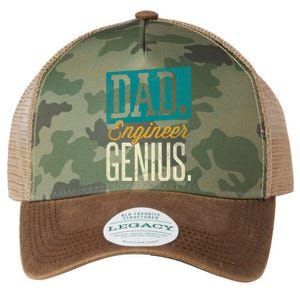 Dad Engineer Genius Engineer Dads Engineer Husbands Meaningful Gift Legacy Tie Dye Trucker Hat