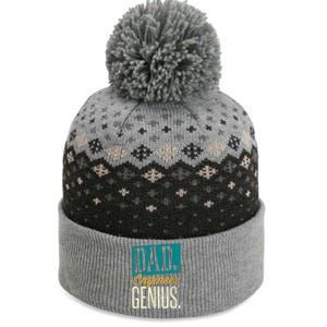 Dad Engineer Genius Engineer Dads Engineer Husbands Meaningful Gift The Baniff Cuffed Pom Beanie