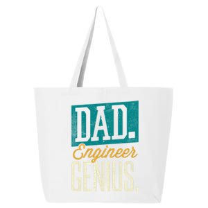 Dad Engineer Genius Engineer Dads Engineer Husbands Gift 25L Jumbo Tote