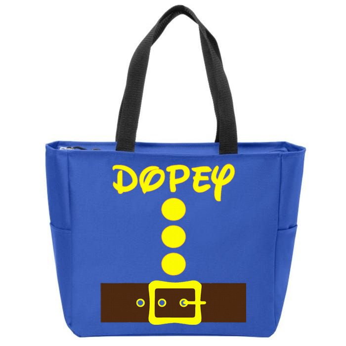 Dwarf Easy Halloween Costume Matching Group Zip Tote Bag