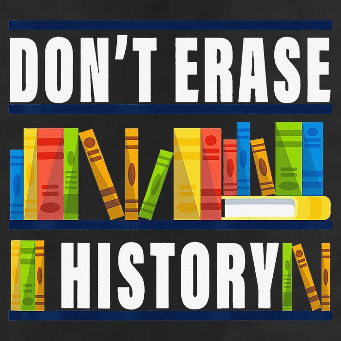 Don't Erase History Funny Book Worm Book Lover Quote Golf Towel