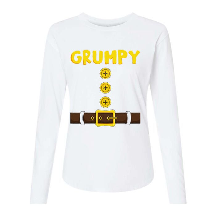 Dwarf Easy Halloween Costume Matching Group Couples Womens Cotton Relaxed Long Sleeve T-Shirt