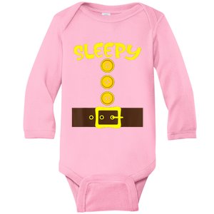 Dwarf Easy Halloween Women Dwarf Group Matching Costume Baby Long Sleeve Bodysuit