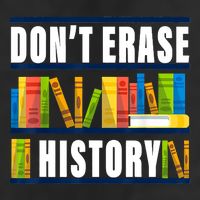 Dont Erase History Funny Book Worm Book Lover Quote Golf Towel