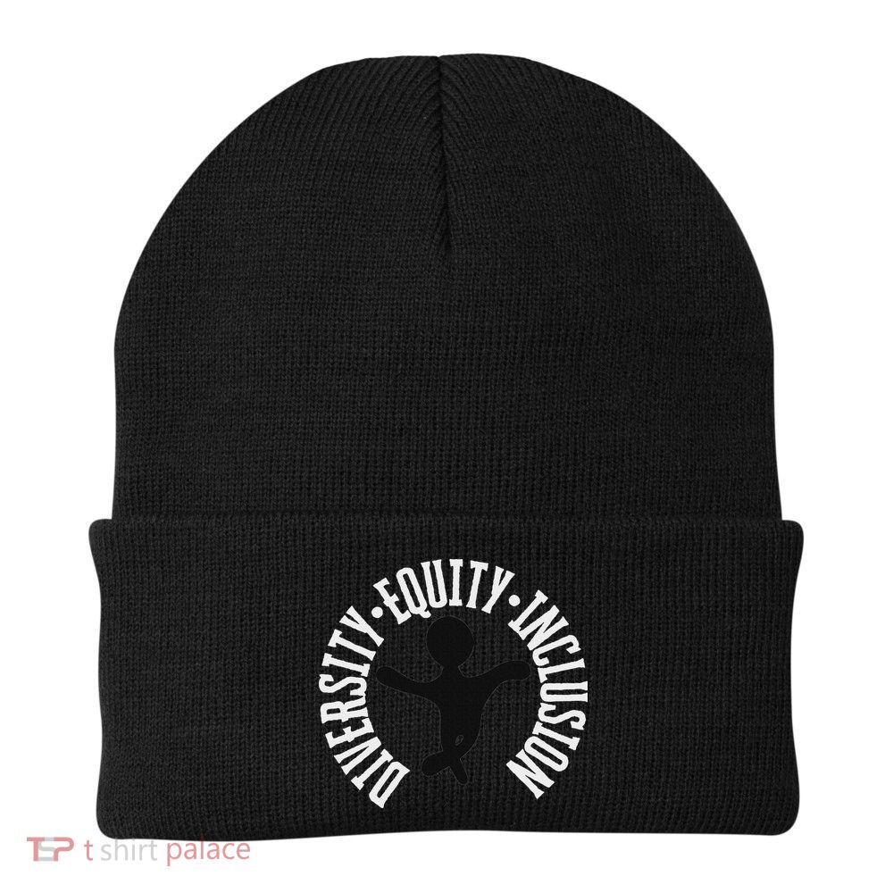 Diversity Equity Inclusion – Empowerment Equality Knit Cap Winter Beanie
