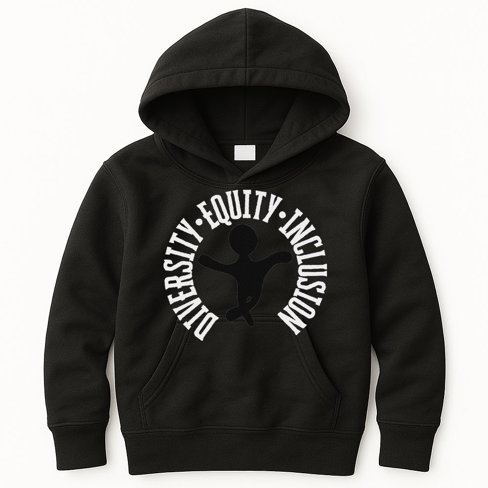 Diversity Equity Inclusion – Empowerment Equality Kids Hoodie