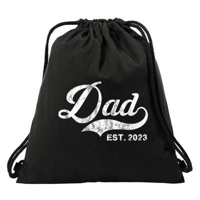 Dad Established In 2011 Worlds Best Fathers Day Cool Gift Drawstring Bag