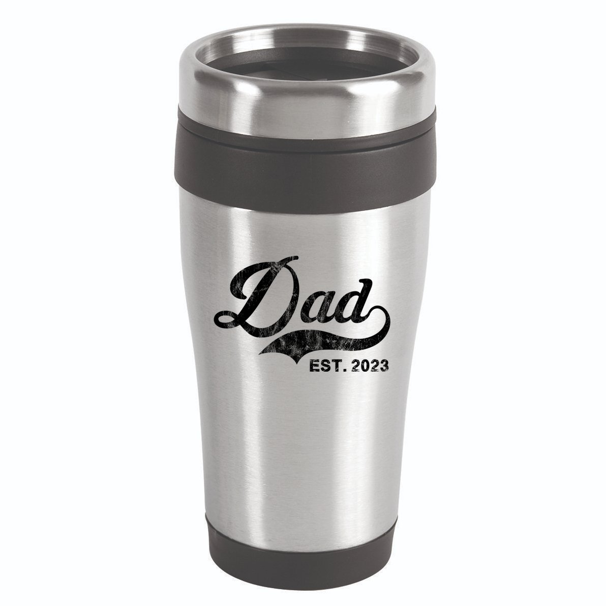 Dad Established In 2011 Worlds Best Fathers Day Cool Gift 16oz Travel Tumbler