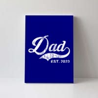 Dad Established In 2011 Worlds Best Fathers Day Cool Gift Canvas