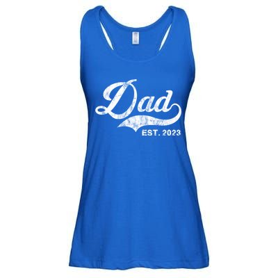 Dad Established In 2011 Worlds Best Fathers Day Cool Gift Ladies Essential Flowy Tank