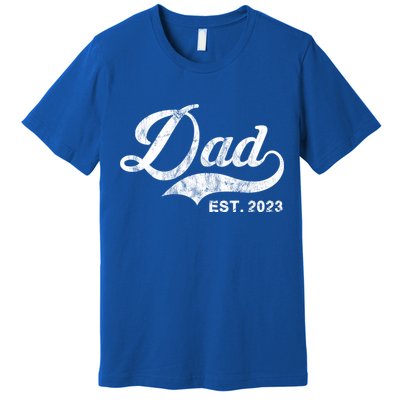 Dad Established In 2011 Worlds Best Fathers Day Cool Gift Premium T-Shirt