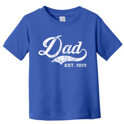 Dad Established In 2011 Worlds Best Fathers Day Cool Gift Toddler T-Shirt