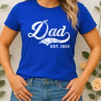 Dad Established In 2011 Worlds Best Fathers Day Cool Gift Womens T-Shirt