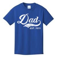 Dad Established In 2011 Worlds Best Fathers Day Cool Gift Kids T-Shirt