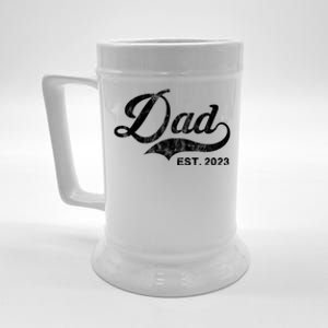 Dad Established In 2011 Worlds Best Fathers Day Cool Gift Beer Stein