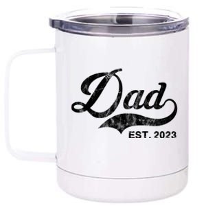 Dad Established In 2011 Worlds Best Fathers Day Cool Gift 12 oz Stainless Steel Tumbler Cup