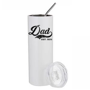 Dad Established In 2011 Worlds Best Fathers Day Cool Gift Stainless Steel Tumbler