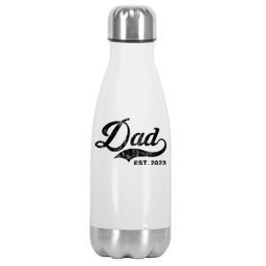 Dad Established In 2011 Worlds Best Fathers Day Cool Gift Stainless Steel Insulated Water Bottle