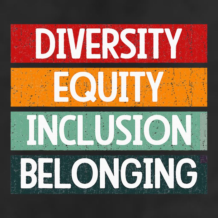 Diversity Equity Inclusion Belonging 7 Panel Mesh Trucker Snapback Hat