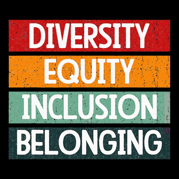 Diversity Equity Inclusion Belonging Drawstring Bag