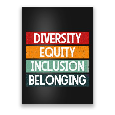 Diversity Equity Inclusion Belonging Poster