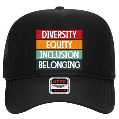 Diversity Equity Inclusion Belonging Trucker Hat