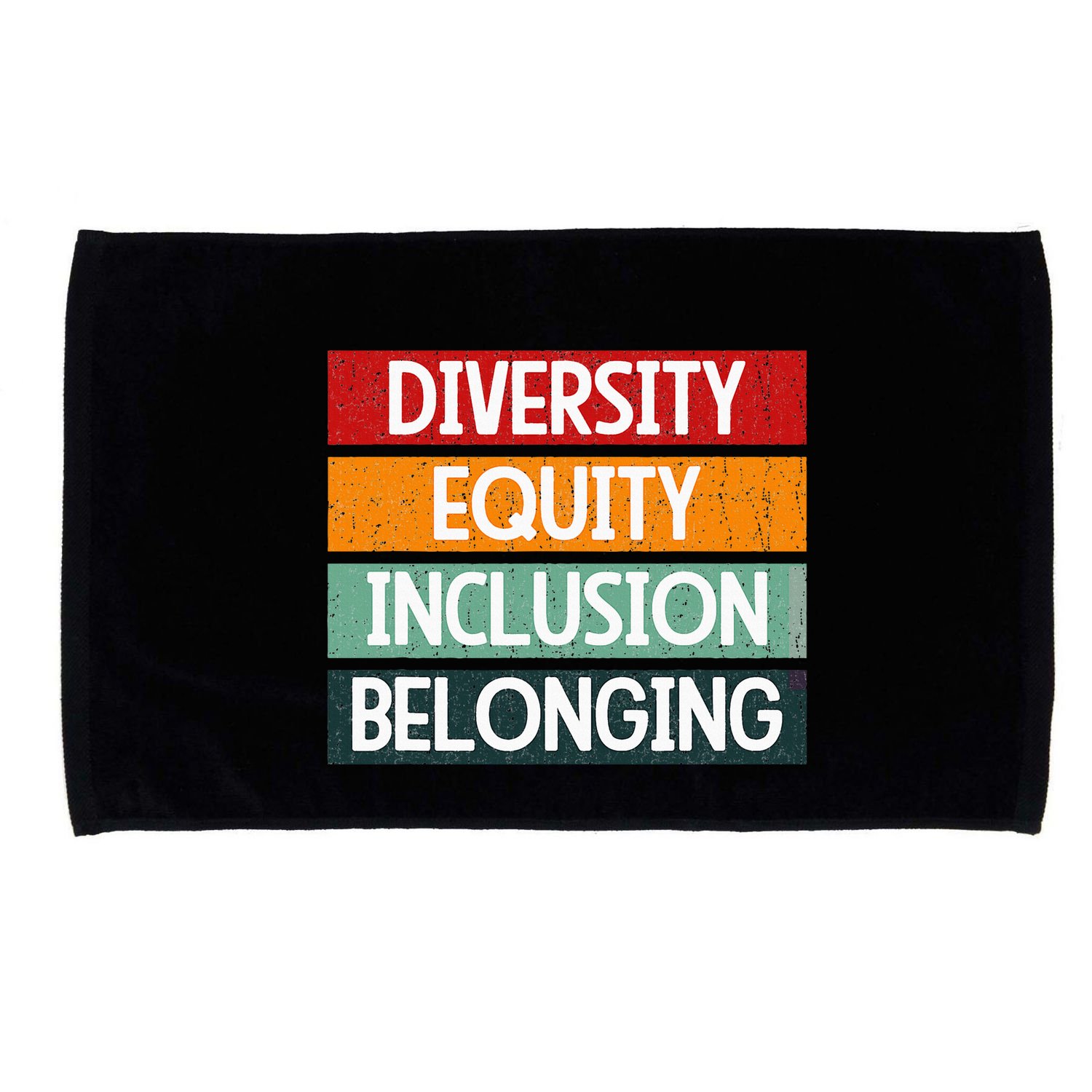 Diversity Equity Inclusion Belonging Microfiber Hand Towel