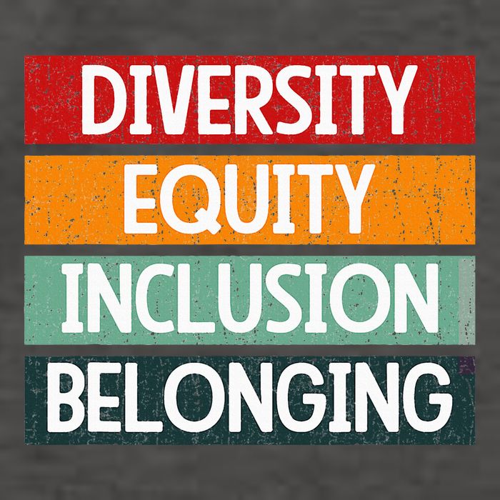 Diversity Equity Inclusion Belonging Vector Backpack