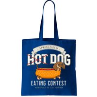 Dog Eating In Springfield Ohio Springfield Dog Cat Eating Tote Bag