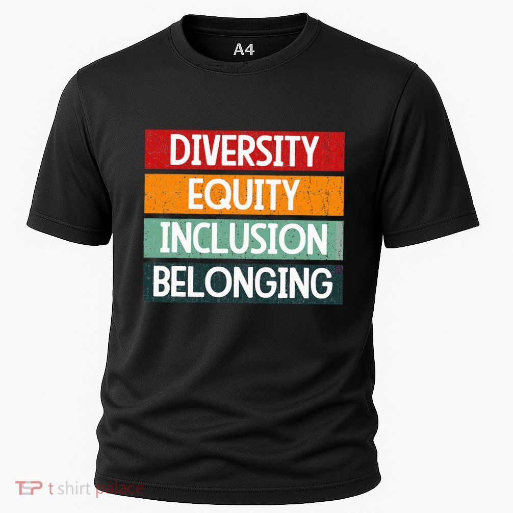 Diversity Equity Inclusion Belonging Cooling Performance Crew T-Shirt