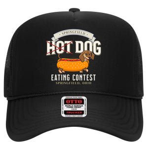 Dog Eating In Springfield Ohio Springfield Dog Cat Eating High Crown Mesh Back Trucker Hat