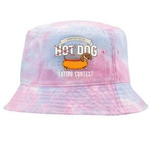 Dog Eating In Springfield Ohio Springfield Dog Cat Eating Tie-Dyed Bucket Hat