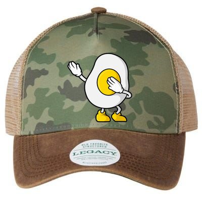 Dabbing Egg I’M So Eggcited Breakfast Gift Legacy Tie Dye Trucker Hat