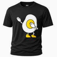 Dabbing Egg I’M So Eggcited Breakfast Gift Cooling Performance Crew T-Shirt