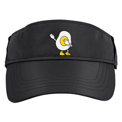 Dabbing Egg I’M So Eggcited Breakfast Gift Adult Drive Performance Visor