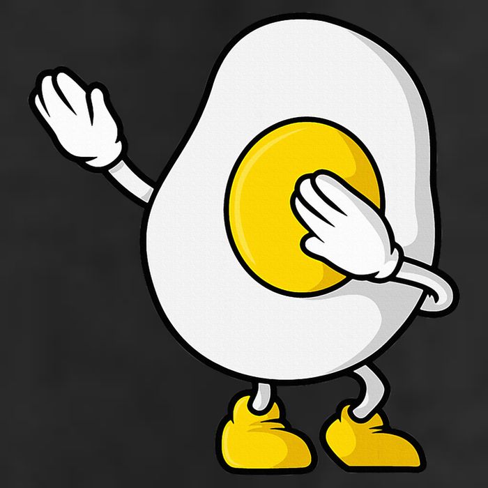 Dabbing Egg I’M So Eggcited Breakfast Gift Adult Drive Performance Visor