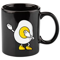 Dabbing Egg I’M So Eggcited Breakfast Gift 11oz C Handle Ceramic Mug