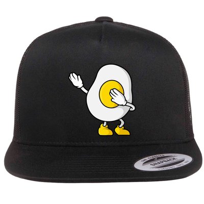Dabbing Egg I’M So Eggcited Breakfast Gift Flatbill Hat