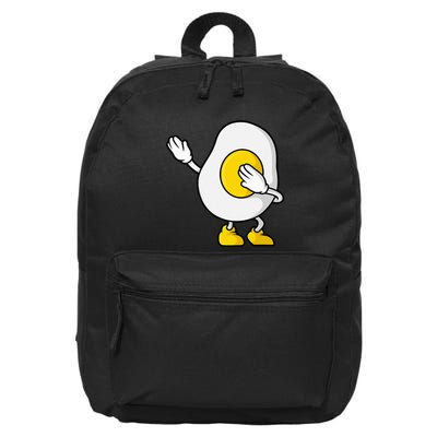 Dabbing Egg I’M So Eggcited Breakfast Gift 16 in Basic Backpack