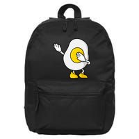 Dabbing Egg I’M So Eggcited Breakfast Gift 16 in Basic Backpack