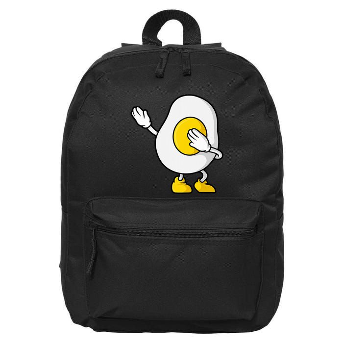 Dabbing Egg I’M So Eggcited Breakfast Gift 16 in Basic Backpack