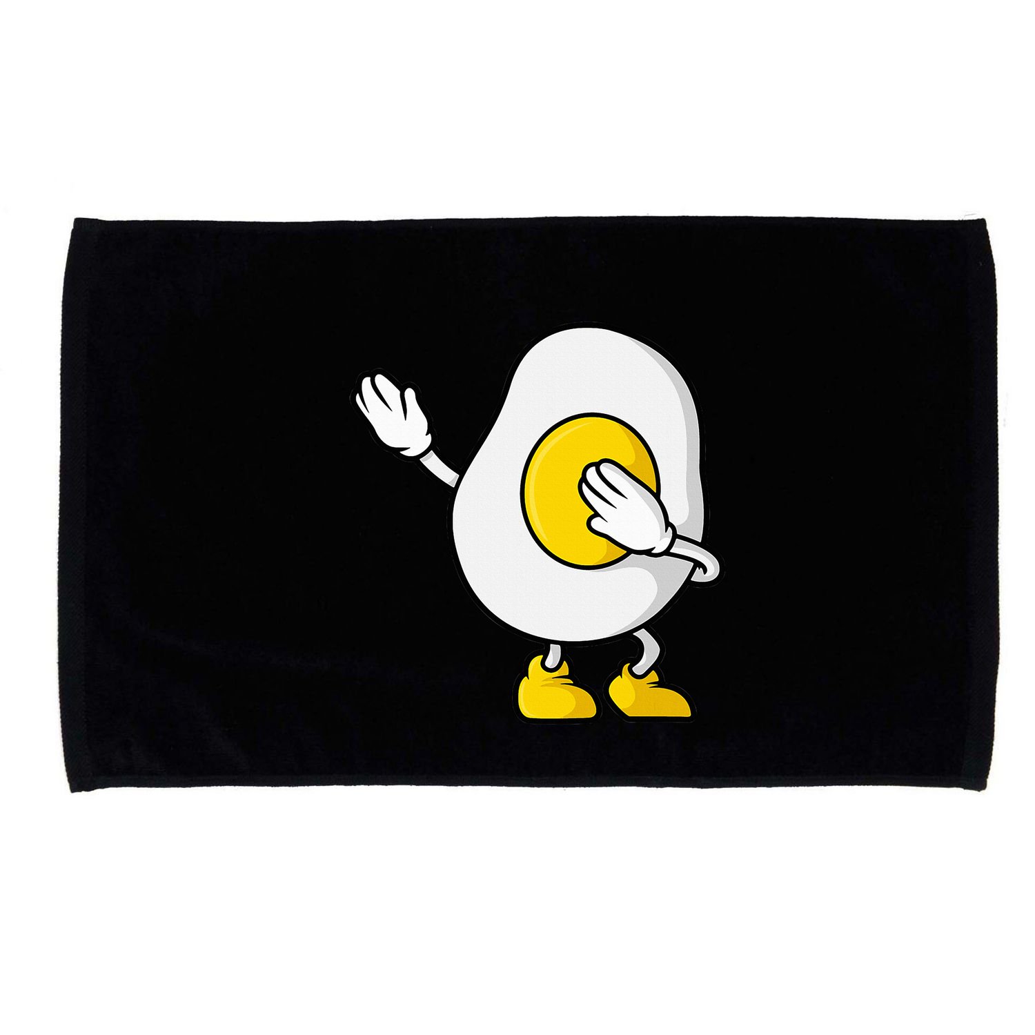 Dabbing Egg I’M So Eggcited Breakfast Gift Microfiber Hand Towel