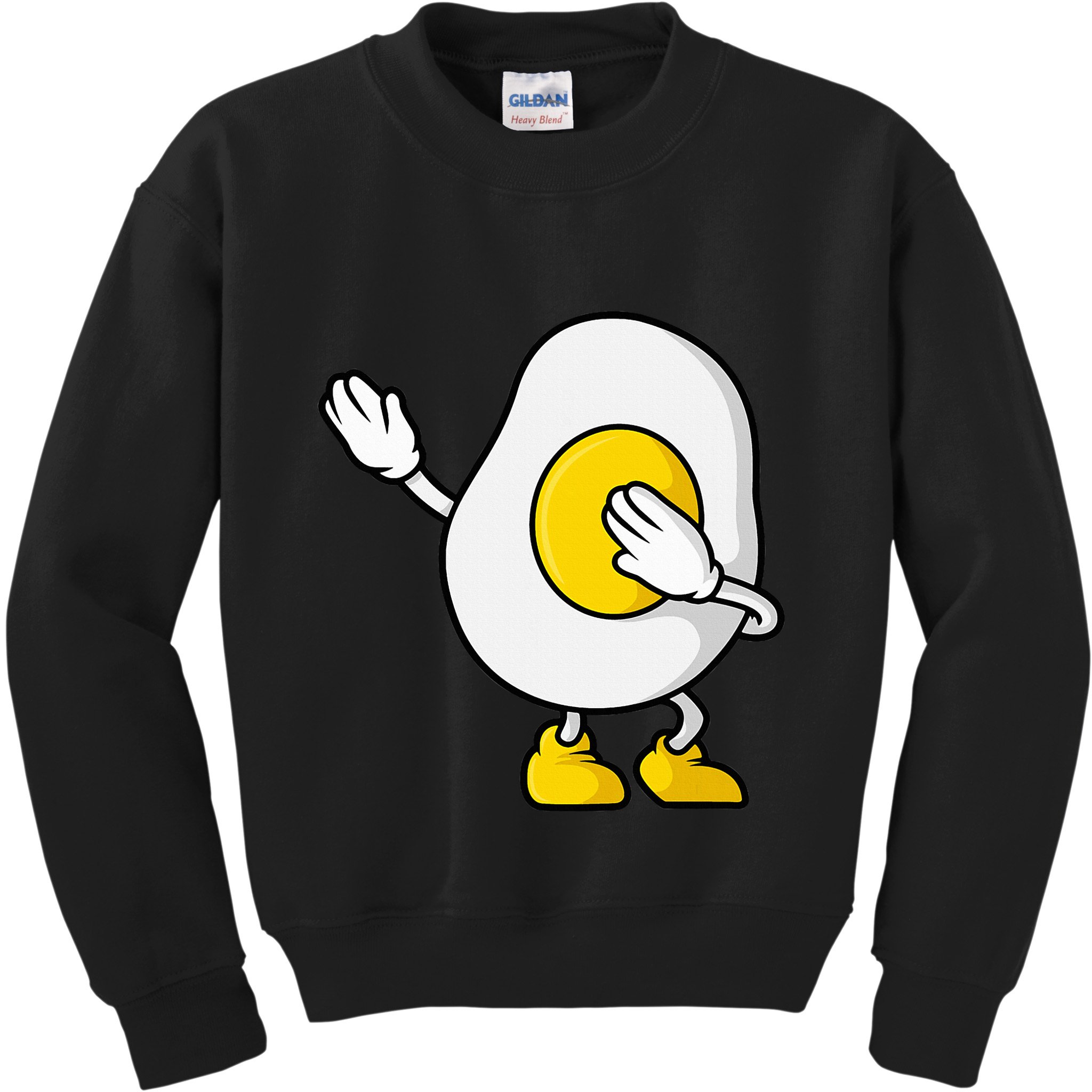 Dabbing Egg I’M So Eggcited Breakfast Gift Kids Sweatshirt