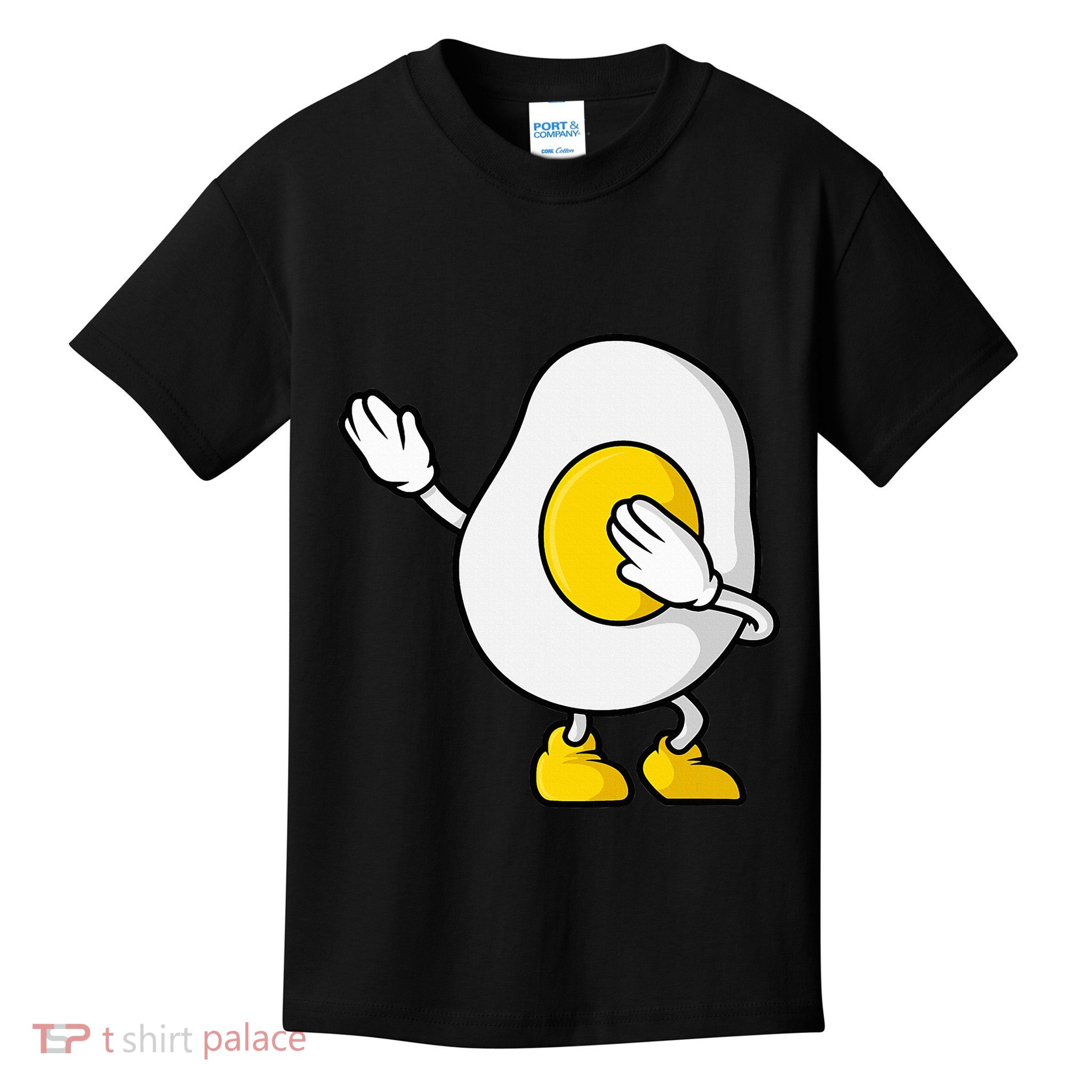 Dabbing Egg I’M So Eggcited Breakfast Gift Kids T-Shirt