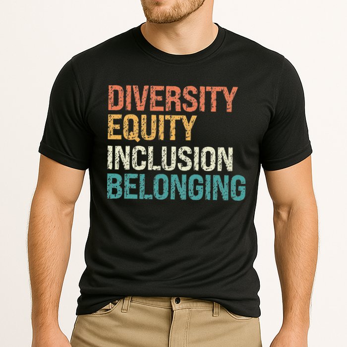 Diversity Equity Inclusion Belonging Cooling Performance Crew T-Shirt