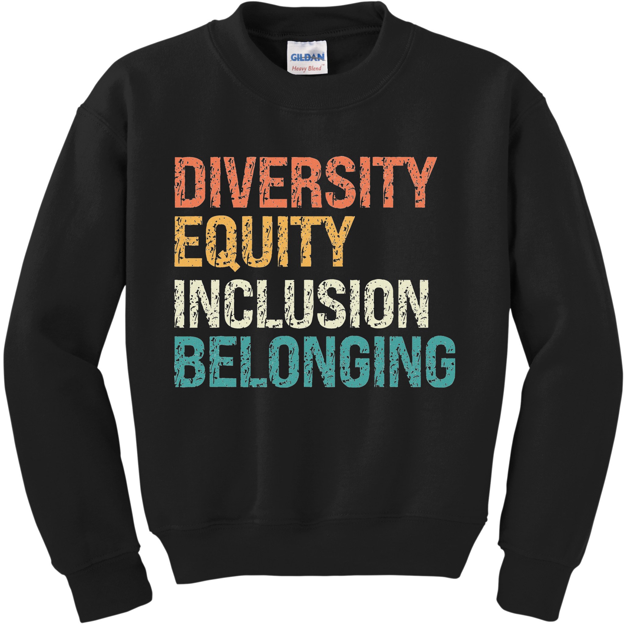 Diversity Equity Inclusion Belonging Kids Sweatshirt