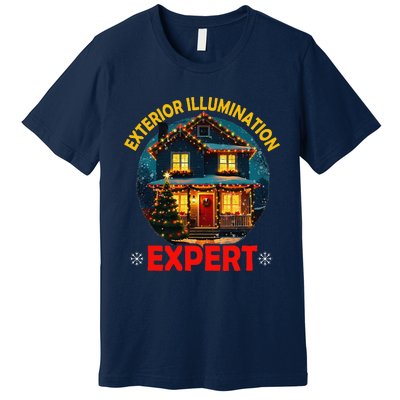 Decoration Exterior Illumination Expert Christmas Lights Premium T-Shirt