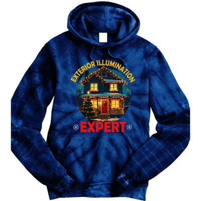 Decoration Exterior Illumination Expert Christmas Lights Tie Dye Hoodie