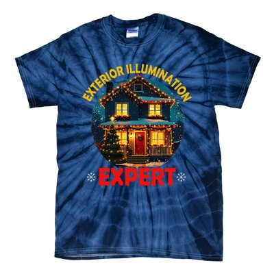 Decoration Exterior Illumination Expert Christmas Lights Tie-Dye T-Shirt