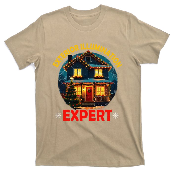 Decoration Exterior Illumination Expert Christmas Lights T-Shirt